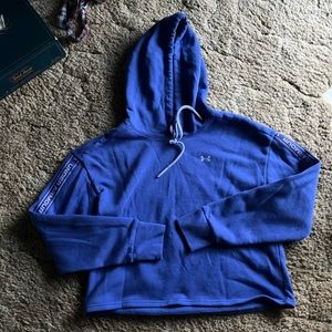 Under armour crop top hoody